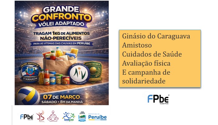 Amistoso de Vôlei Adaptado