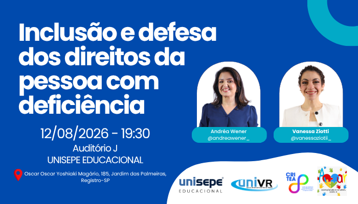 Inclusão e Defesa  dos Direitos das Pessoas com Deficiência