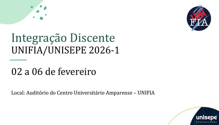 Semana de Acolhimento Discente/UNIFIA 
