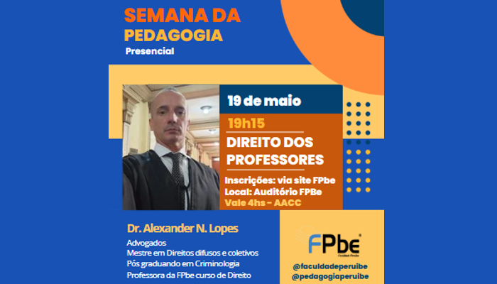 Semana da Pedagogia - `Presencial