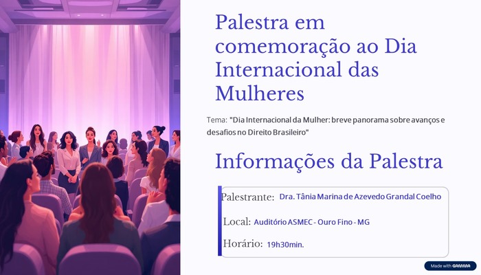 Dia Internacional da Mulher: Breve panorama sobre Avanços e Desafios no Direito Brasileiro.