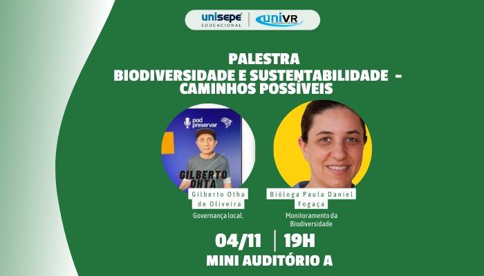 Biodiversidade e Sustentabilidade - Caminhos Possíveis