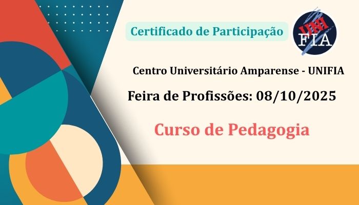 Feira de Profissões 2025: Pedagogia
