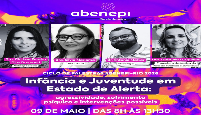 Infância e Juventude em Estado de Alerta: agressividade, sofrimento psíquico e intervenções possíveis.