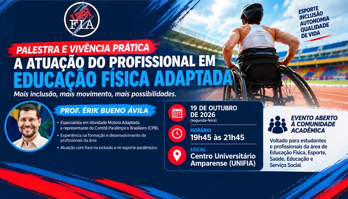 Palestra e Vivência sobre Educação Física Adaptada e Esporte Paralímpico
