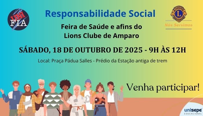 Responsabilidade Social: Feira de Saúde a afins do Lions Clube de Amparo - 2025
