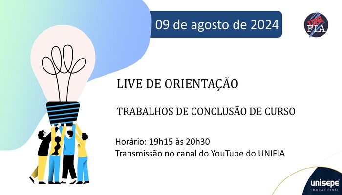 Live de Orientação para Trabalhos de Conclusão de Curso 2024-2