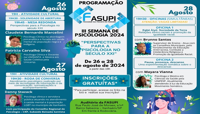 III SEMANA DA PSICOLOGIA - 