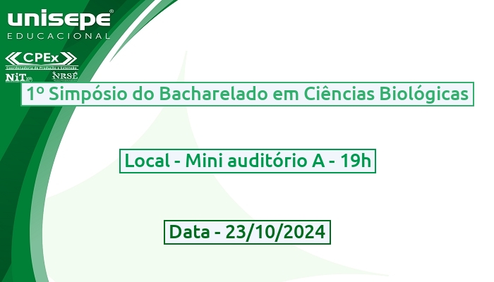 1º Simpósio do Bacharelado em Ciências Biológicas