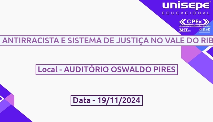 LUTA ANTIRRACISTA E SISTEMA DE JUSTIÇA NO VALE DO RIBEIRA