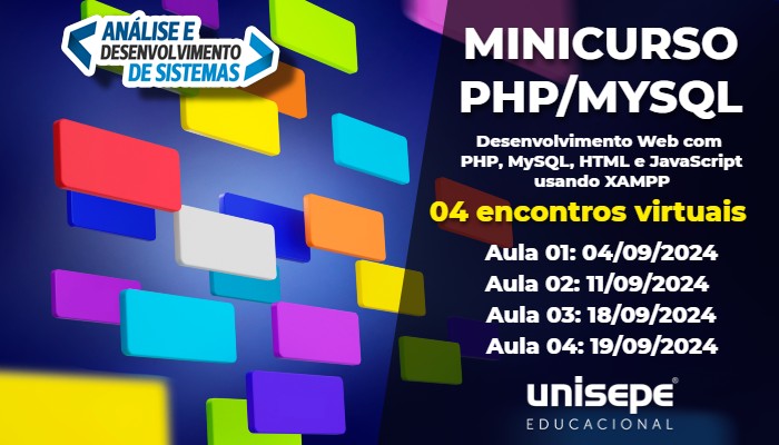 MINICURSO: Desenvolvimento Web com PHP, MySQL, HTML e JavaScript usando XAMPP