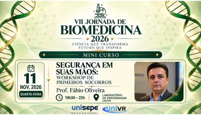 SEGURANÇA EM SUAS MÃOS: WORKSHOP DE PRIMEIROS SOCORROS
