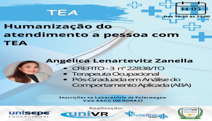 II WORKSHOP DA SAÚDE- HUMANIZAÇÃO DO ATENDIMENTO DA PESSOA COM TEA 