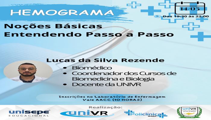 II WORKSHOP DA SAÚDE- HEMOGRAMA NOÇÕES BÁSICAS PASSO A PASSO 