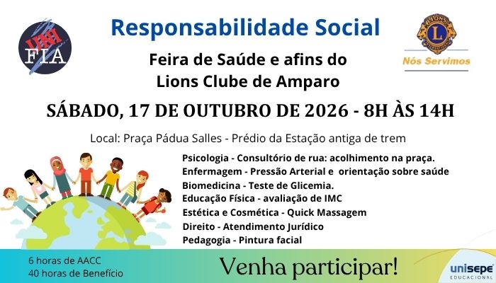 Responsabilidade Social: Feira do Lions Clube e afins