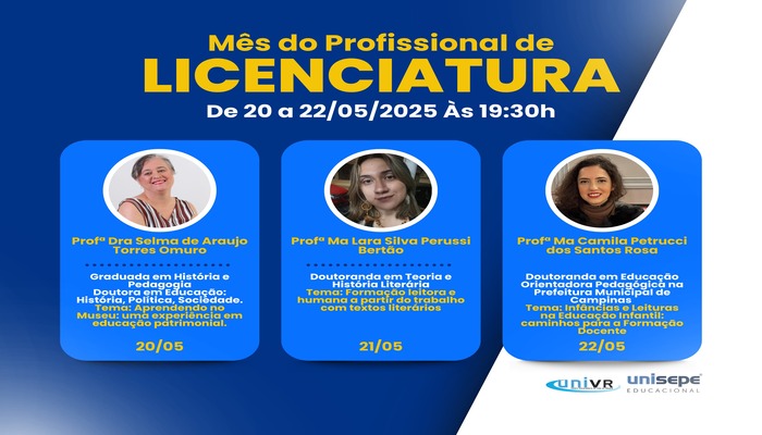 Mês do Profissional de Licenciatura - 2025