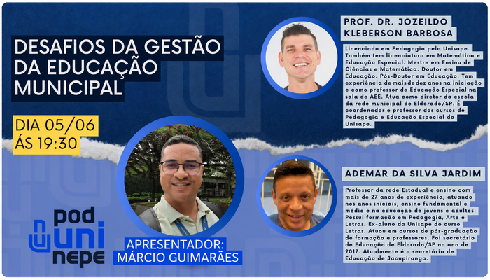PodCast “Desafios da Gestão da Educação Municipal