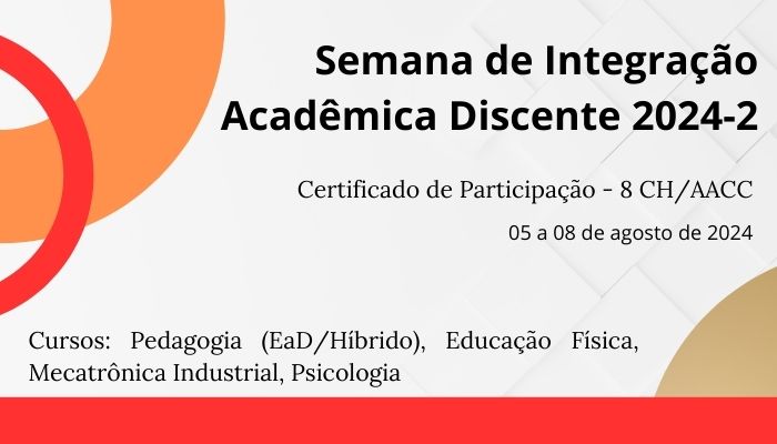 Semana de Integração Acadêmica Discente/2024-2