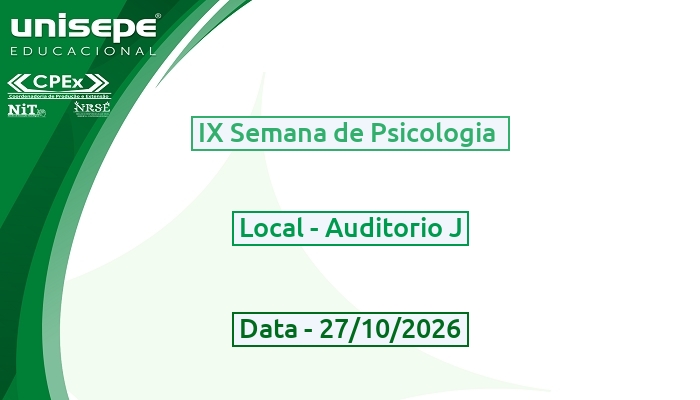 IX Semana de Psicologia 